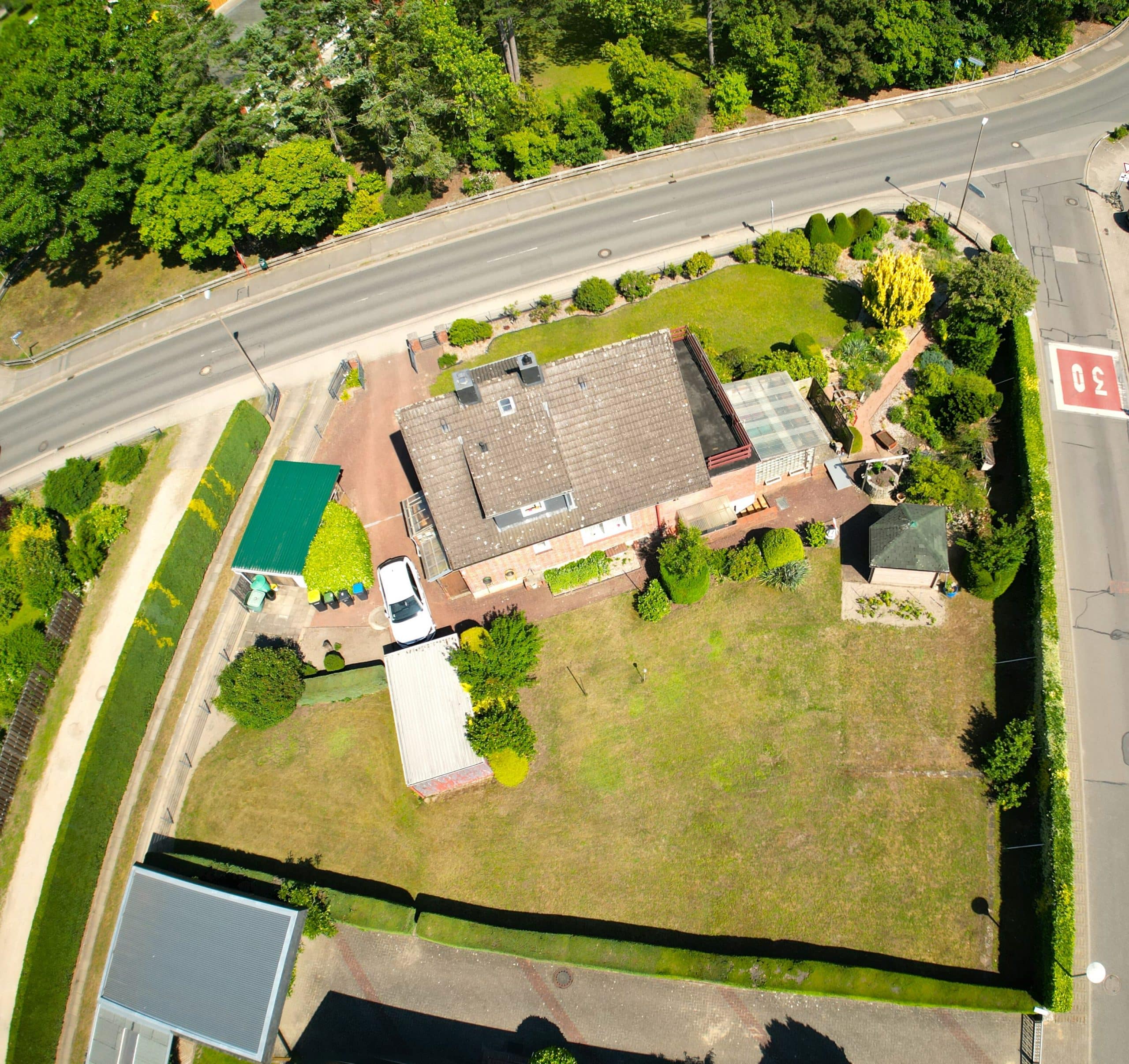 Luftbild komplettes Grundstück