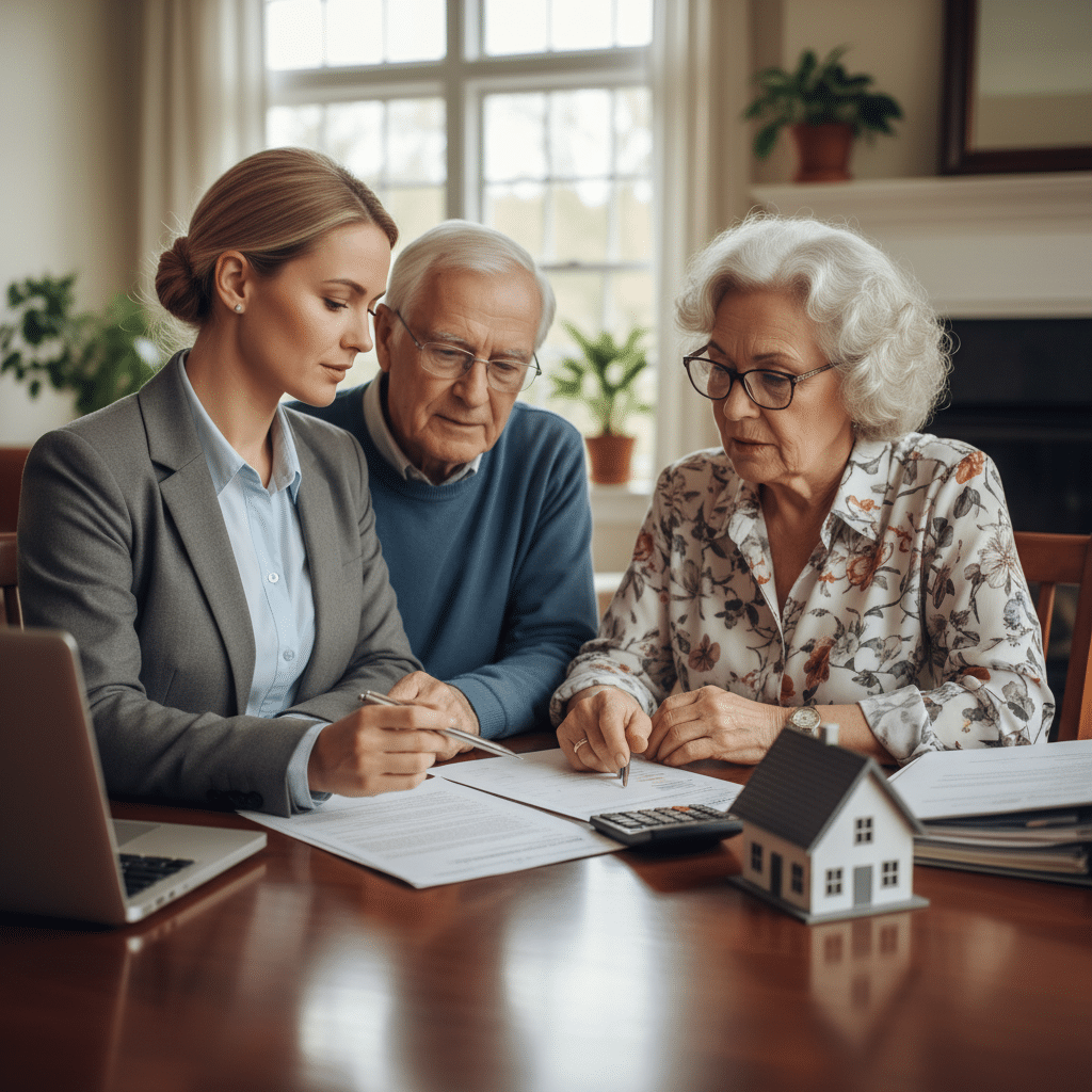 Tipps für Senioren: Stressfreier Hausverkauf mit der richtigen Finanzierung und Maklerwahl